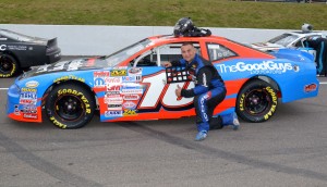 DJ Casey made his NASCAR debut last August at Riverside Int'l Speedway in a Flemming Motorsports entry (photo - Ken MacIsaac)